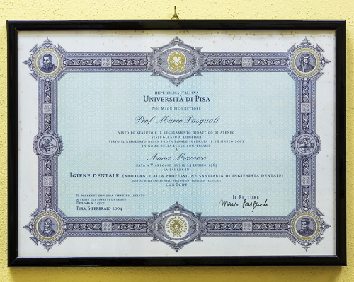 Laurea Dottoressa Anna Marocco